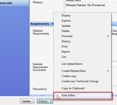 PlugIn on Item Details