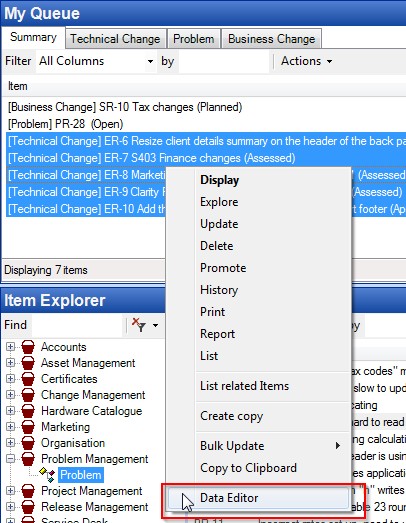 PlugIn on context menu