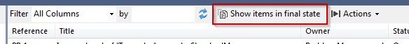 Show Items in Final State toolbar button